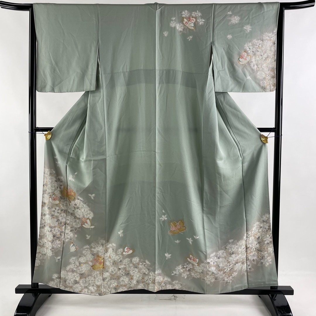 訪問着 身丈159cm 裄丈64cm 正絹 秀品 - 着物