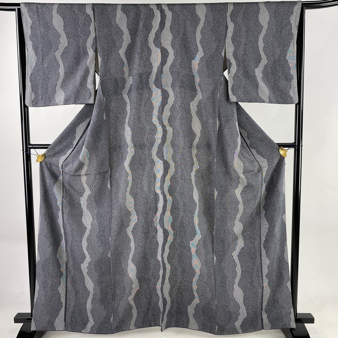 小紋 身丈164.5cm 裄丈64.5cm 正絹 美品 秀品 【中古】 | フリマアプリ ラクマ