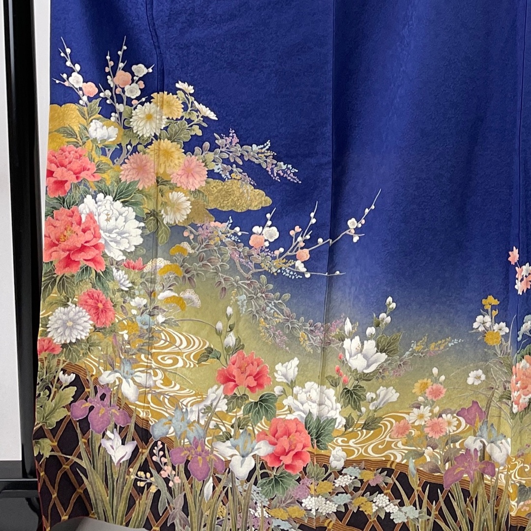 振袖 身丈167cm 裄丈69cm 正絹 美品 秀品 - 着物