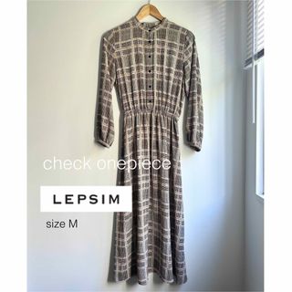 レプシィム(LEPSIM)のLEPSIM チェックロングワンピース(ロングワンピース/マキシワンピース)