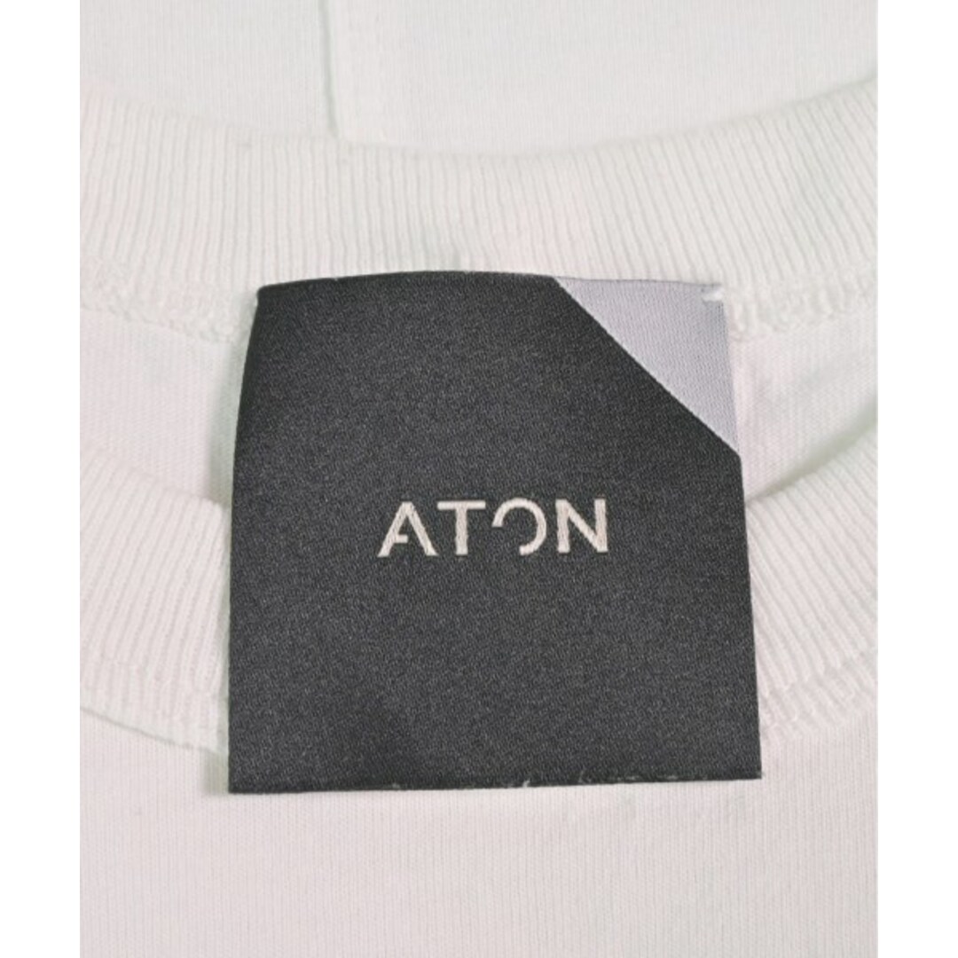 ATON エイトン Tシャツ・カットソー 2(M位) 白