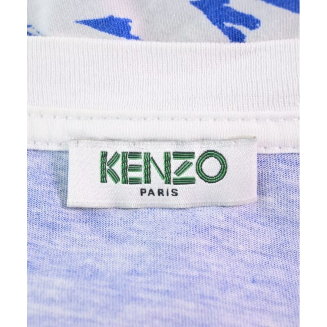 KENZO(ケンゾー)のKENZO ケンゾー Tシャツ・カットソー -(M位) 水色x青x白等 【古着】【中古】 メンズのトップス(Tシャツ/カットソー(半袖/袖なし))の商品写真