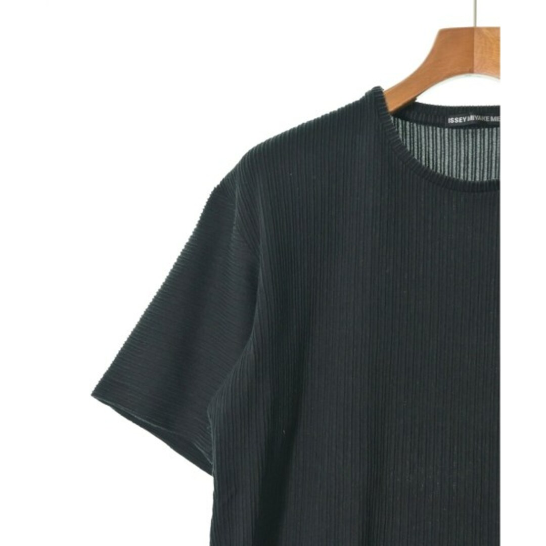 ISSEY MIYAKE MEN(イッセイミヤケメン)のISSEY MIYAKE MEN Tシャツ・カットソー 3(L位) 黒 【古着】【中古】 メンズのトップス(Tシャツ/カットソー(半袖/袖なし))の商品写真