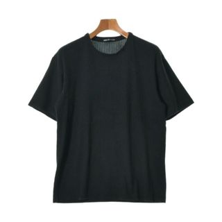 イッセイミヤケメン(ISSEY MIYAKE MEN)のISSEY MIYAKE MEN Tシャツ・カットソー 3(L位) 黒 【古着】【中古】(Tシャツ/カットソー(半袖/袖なし))