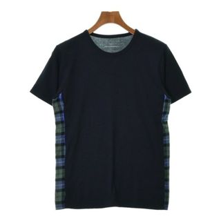 ユニフォームエクスペリメント(uniform experiment)のuniform experiment Tシャツ・カットソー 2(M位) 紺 【古着】【中古】(Tシャツ/カットソー(半袖/袖なし))