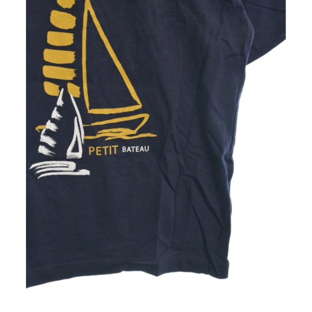 PETIT BATEAU(プチバトー)のPETIT BATEAU プチバトー Tシャツ・カットソー 8 紺 【古着】【中古】 キッズ/ベビー/マタニティのキッズ服女の子用(90cm~)(Tシャツ/カットソー)の商品写真