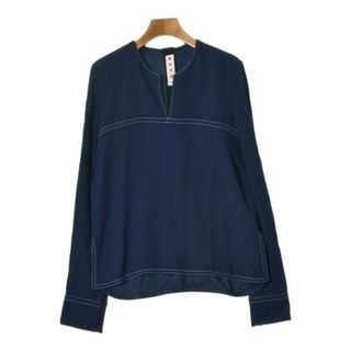 マルニ(Marni)のMARNI マルニ カジュアルシャツ 40(M位) 紺 【古着】【中古】(シャツ/ブラウス(長袖/七分))