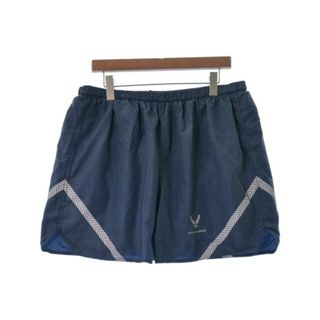 ミリタリー(MILITARY)のMILITARY ミリタリー ショートパンツ XXL 紺x白 【古着】【中古】(ショートパンツ)