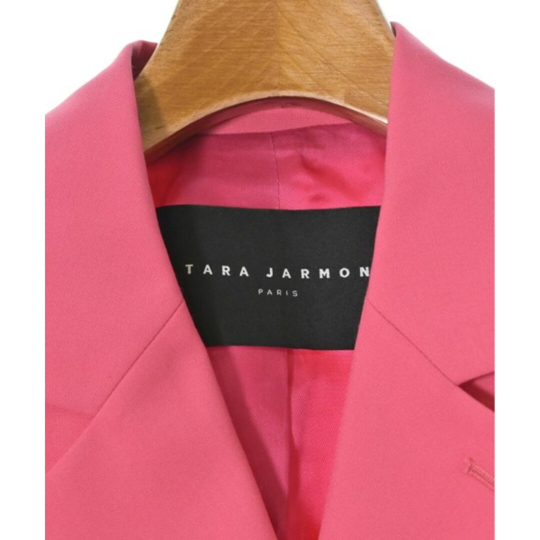 TARA JARMON - TARA JARMON テーラードジャケット 36(XS位) ピンク