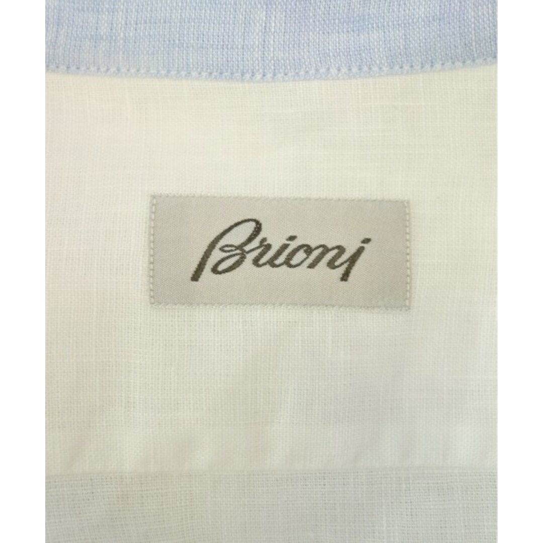 Brioni(ブリオーニ)のBrioni ブリオーニ カジュアルシャツ M 白 【古着】【中古】 メンズのトップス(シャツ)の商品写真