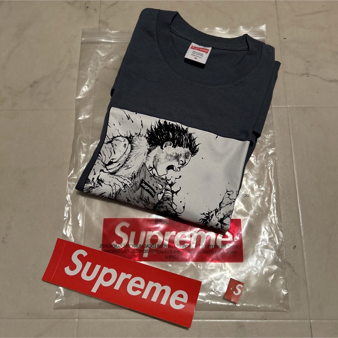 17aw Supreme AKIRA pill tee tシャツ arm L 黒