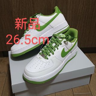 NIKE - 新品 ナイキ エアフォース1 白 緑 26.5cmの通販 by 赤と黒's