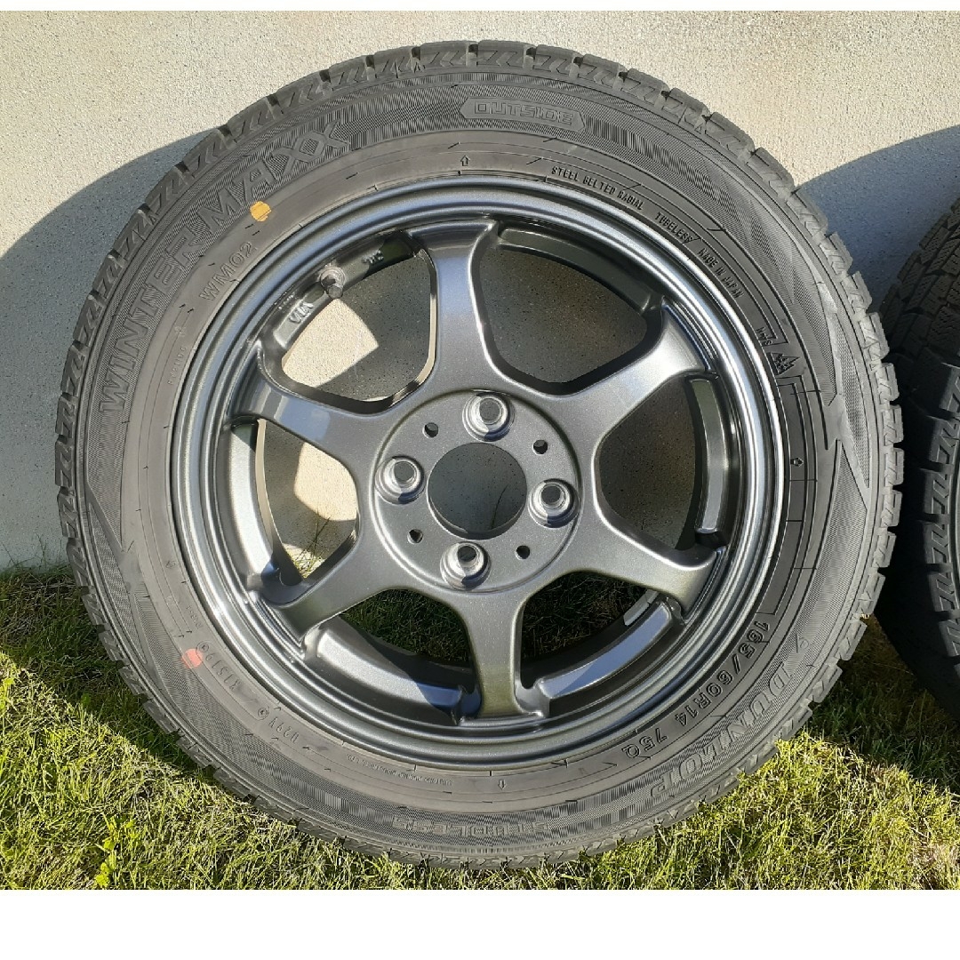 アルミホイール付きスタッドレスタイヤ 165/60R14