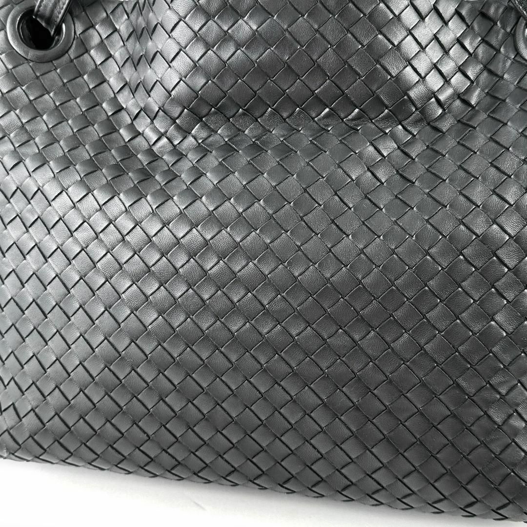 ☆美品☆ボッテガヴェネタ トートバッグ ガルダ イントレチャート 黒