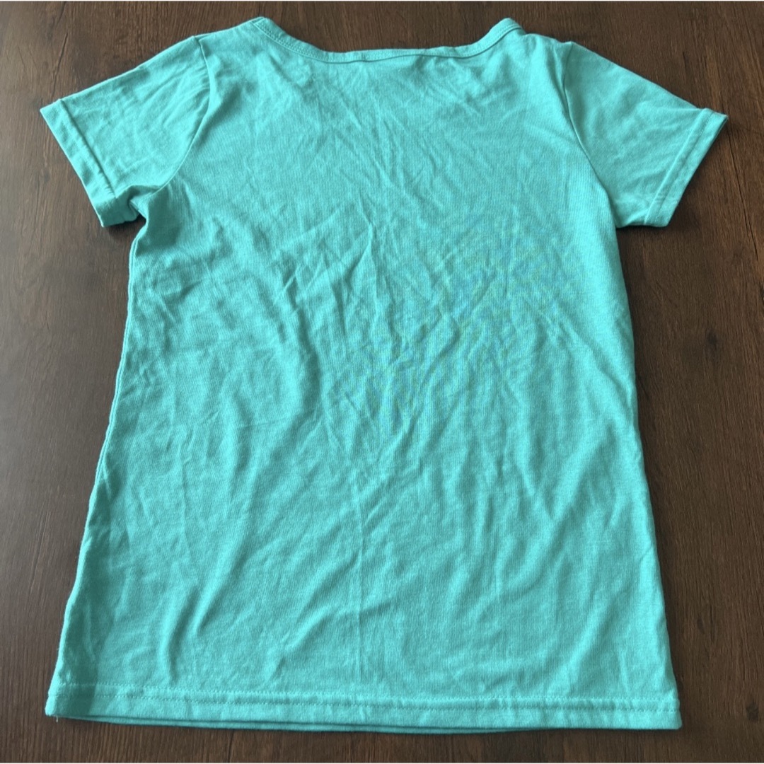 SNOOPY(スヌーピー)の【PEANUTS】スヌーピー SNOOPY 半袖 Tシャツ トップス グリーン  レディースのトップス(Tシャツ(半袖/袖なし))の商品写真