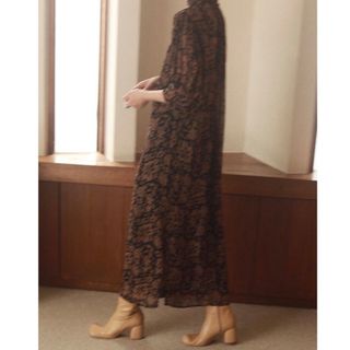 トゥデイフル(TODAYFUL)の【TODAYFUL】Georgette Leaf Dress(ロングワンピース/マキシワンピース)