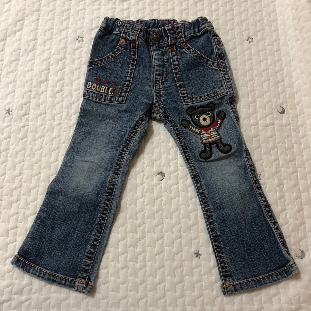 DOUBLE.B(ダブルビー)のミキハウス　ダブルビー　デニム キッズ/ベビー/マタニティのキッズ服男の子用(90cm~)(パンツ/スパッツ)の商品写真