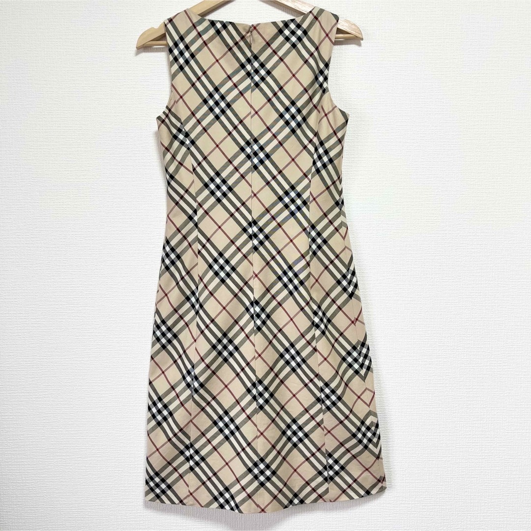 希少超美品】BURBERRY BLUE LABEL ①ノバチェック柄ワンピース-