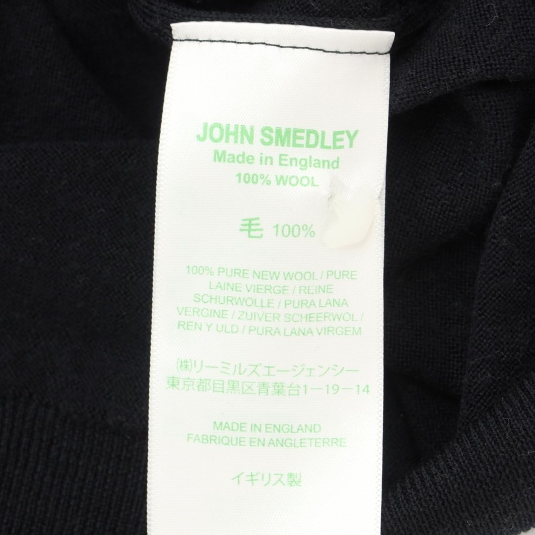 JOHN SMEDLEY(ジョンスメドレー)の【中古】ジョンスメドレー JOHN SMEDLEY ウール タートルネック プルオーバーニット ブラック【サイズM】【メンズ】 メンズのトップス(ニット/セーター)の商品写真