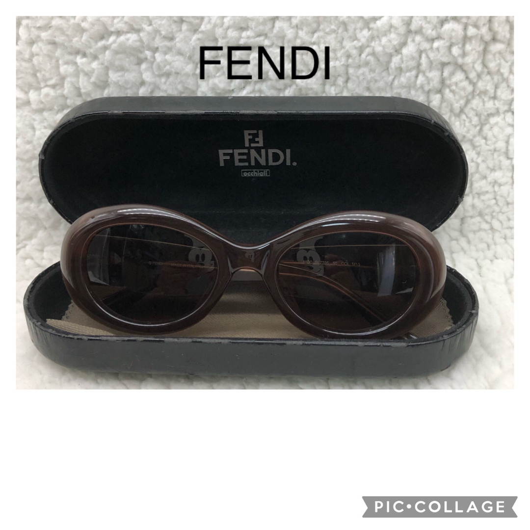 FENDI オールドフェンディ レディース　サングラス　ケース付きファッション小物