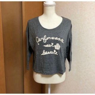 アースミュージックアンドエコロジー(earth music & ecology)のearth music&ecology Tシャツ グレー(シャツ/ブラウス(長袖/七分))