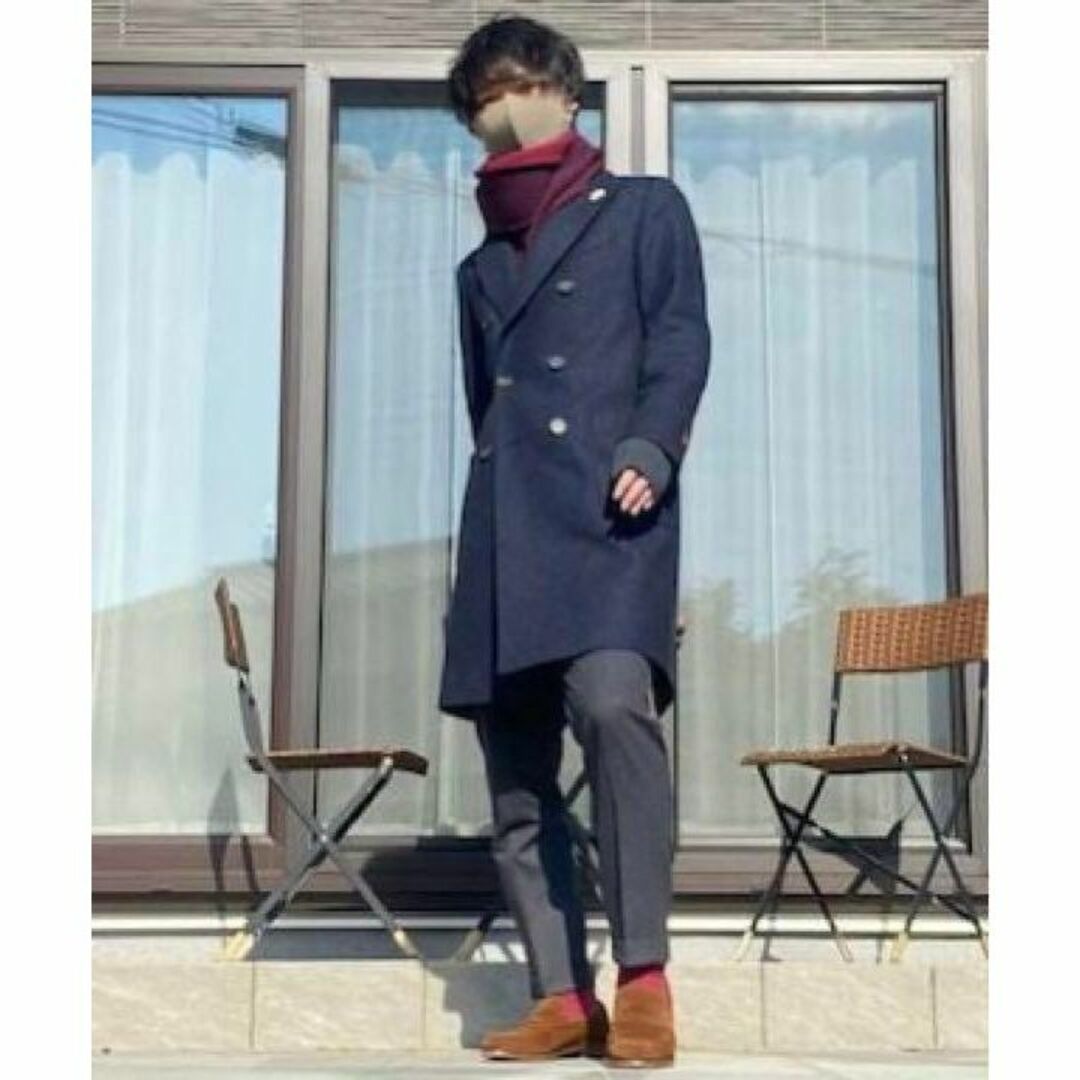 LARDINI - 極美品『LARDINI』ウール グレンチェック ダブル ブレスト