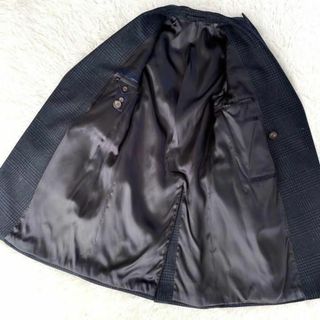 LARDINI - 極美品『LARDINI』ウール グレンチェック ダブル ブレスト