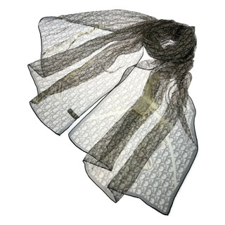 クリスチャンディオール(Christian Dior)のクリスチャンディオール シフォンスカーフ(バンダナ/スカーフ)