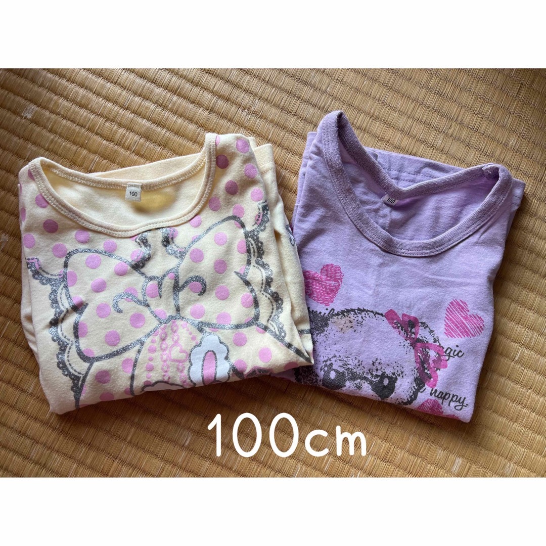 【専用ページ】トップス 100cm キッズ/ベビー/マタニティのキッズ服女の子用(90cm~)(Tシャツ/カットソー)の商品写真