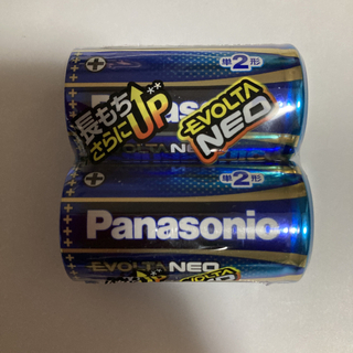 パナソニック(Panasonic)の乾電池エボルタネオ　EVOLTA NEO 単2形　2本(その他)
