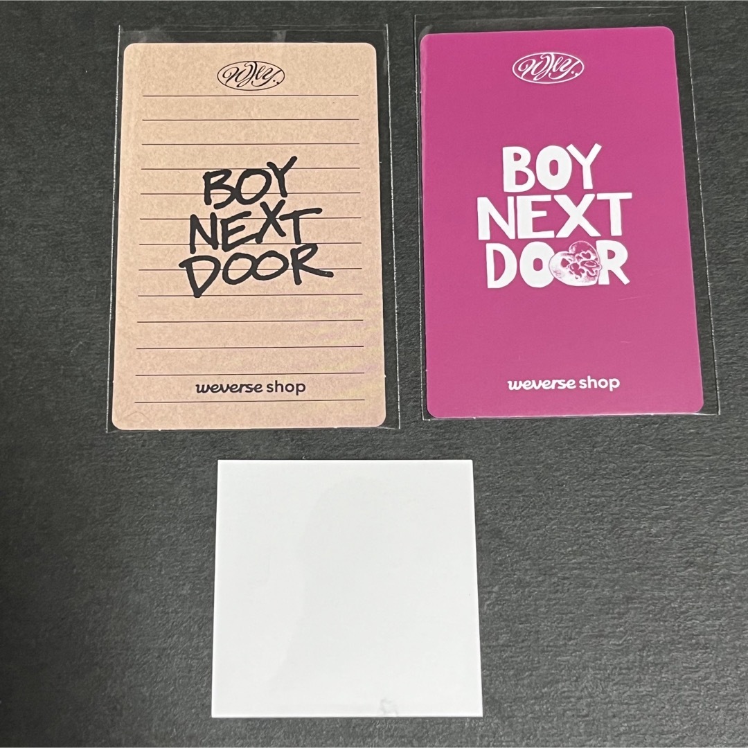 BOYNEXTDOOR why weverse global トレカ　ウナク エンタメ/ホビーのCD(K-POP/アジア)の商品写真