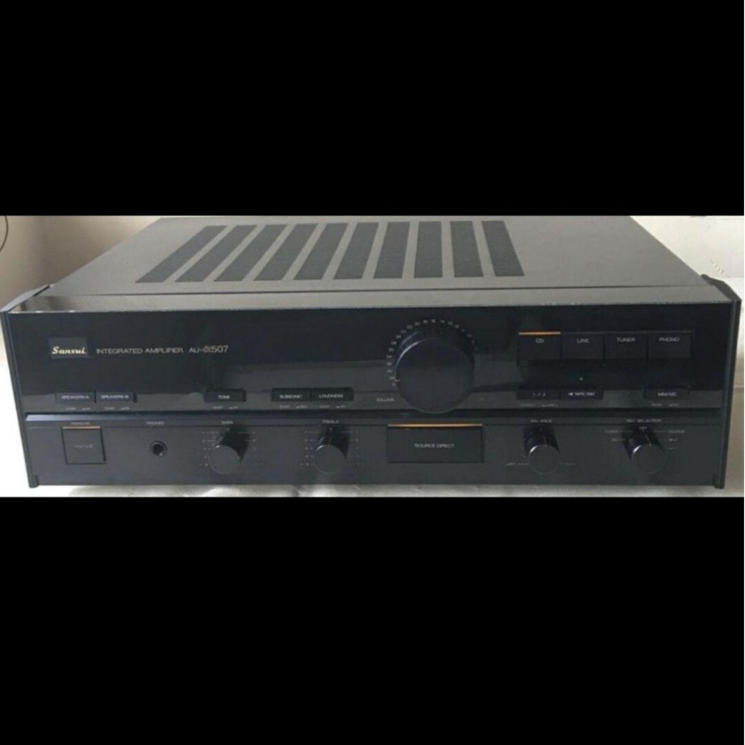 Sansui AU-α507プリメインアンプ　■漆黒の名機と言われたアンプ■