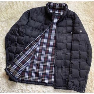 バーバリーブラックレーベル(BURBERRY BLACK LABEL)の名作★バーバリーBURBERRYBLACKLABELキルティングダウンジャケッM(ダウンジャケット)