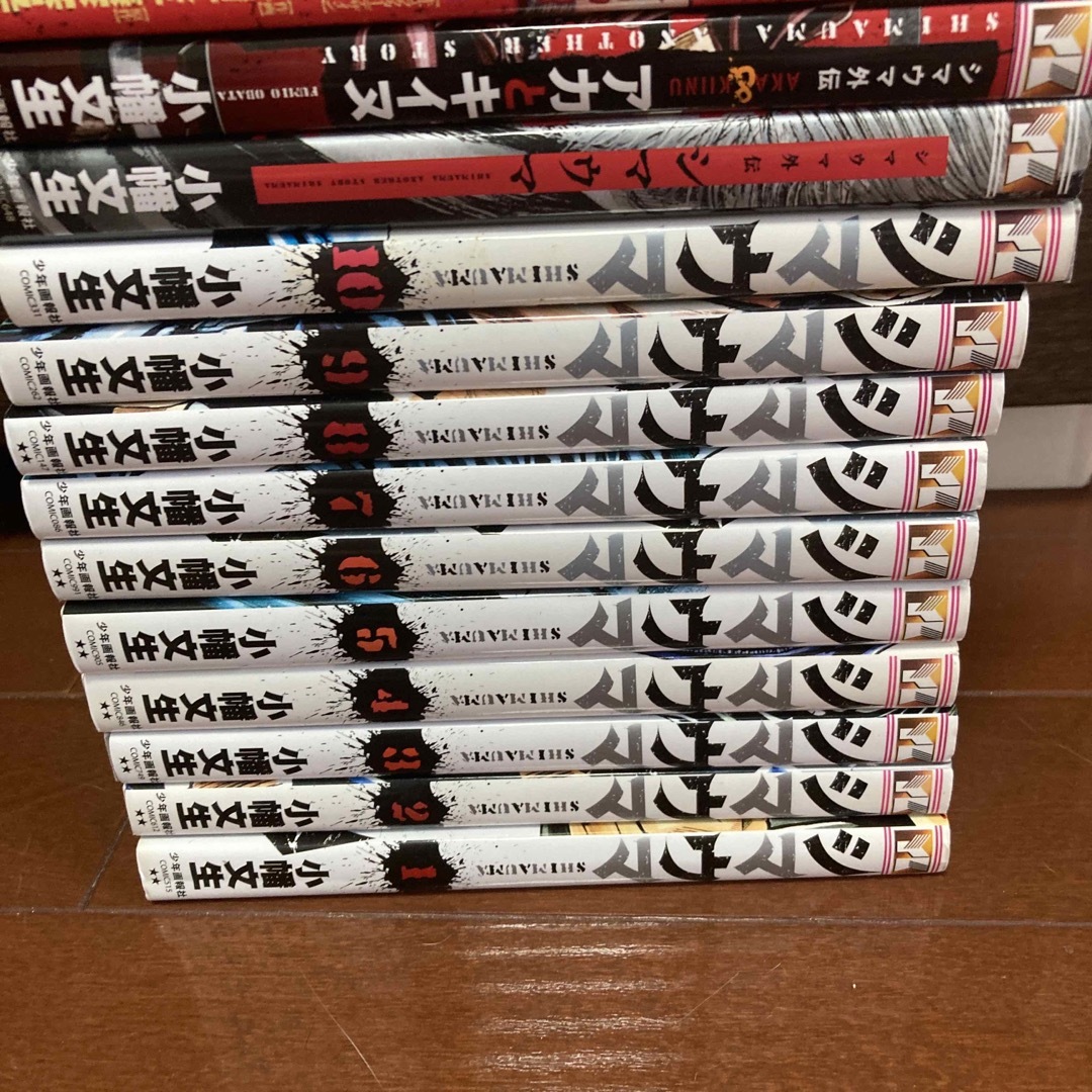 秋田書店(アキタショテン)のシマウマ1巻〜10巻 12巻〜16巻 プラス3冊　アウト19巻新品 エンタメ/ホビーの漫画(青年漫画)の商品写真