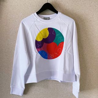 新品タグ付 ステラマッカートニー サークル ロゴ Tシャツ ホワイト