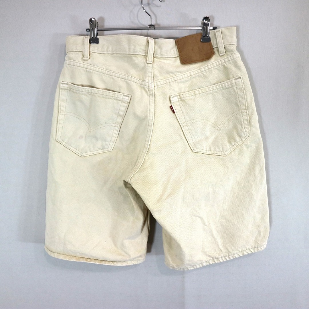 Levi's(リーバイス)のSALE/ 90年代 USA製 Levi's リーバイス ショートパンツ アメカジ ホワイト (メンズ 32) 中古 古着 O0491 メンズのパンツ(ショートパンツ)の商品写真