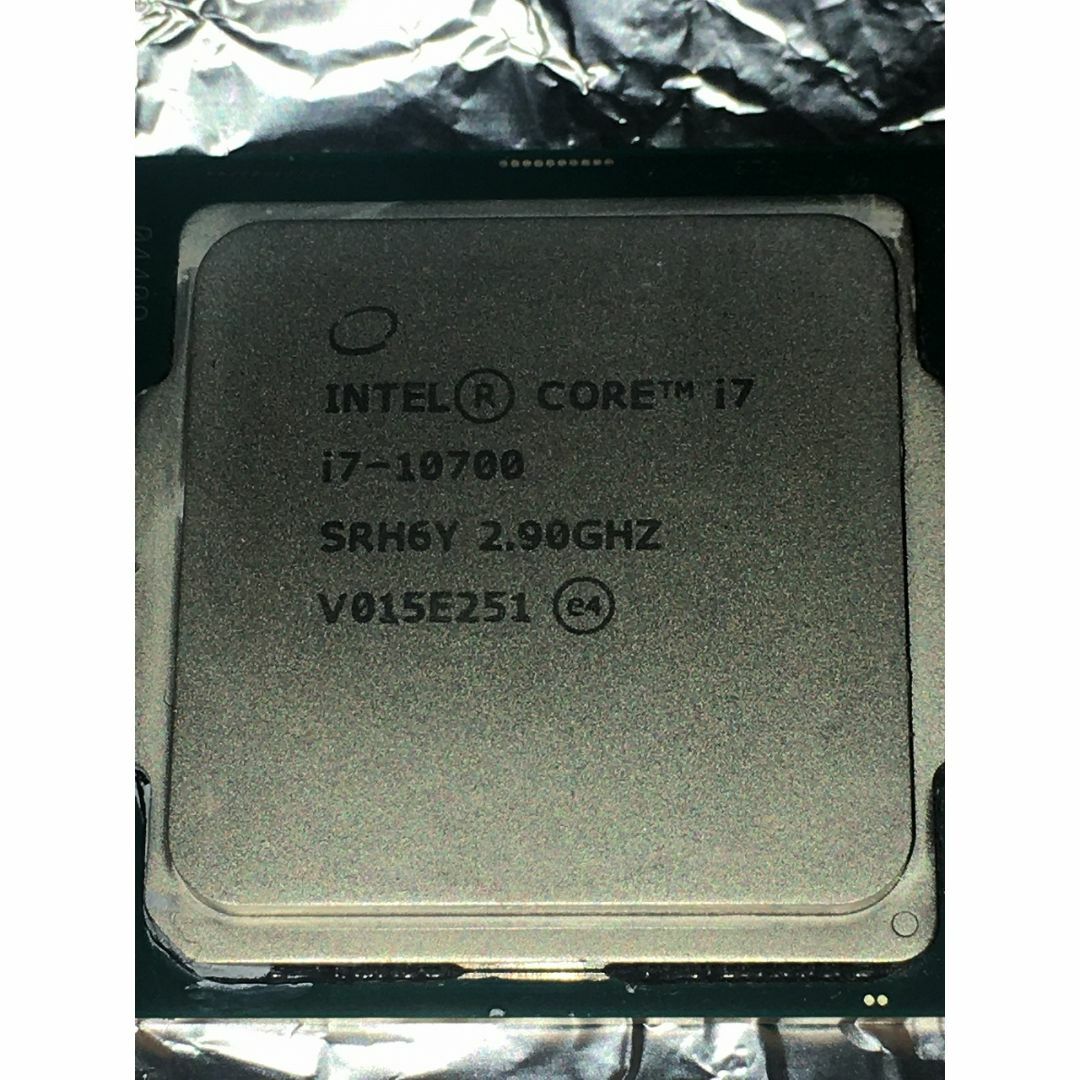 INTEL Core i7-10700 SRH6Y 正常動作品