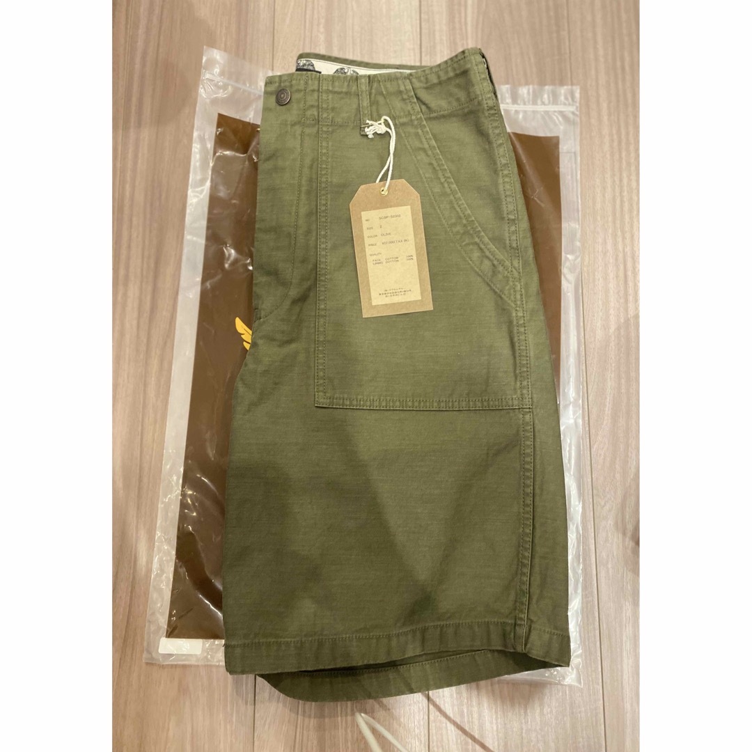 Sub Culture Fatigue Pants Shorts Olive