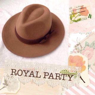 ロイヤルパーティー(ROYAL PARTY)のロイヤルパーティー♡キャメル ハット♡*(ハット)