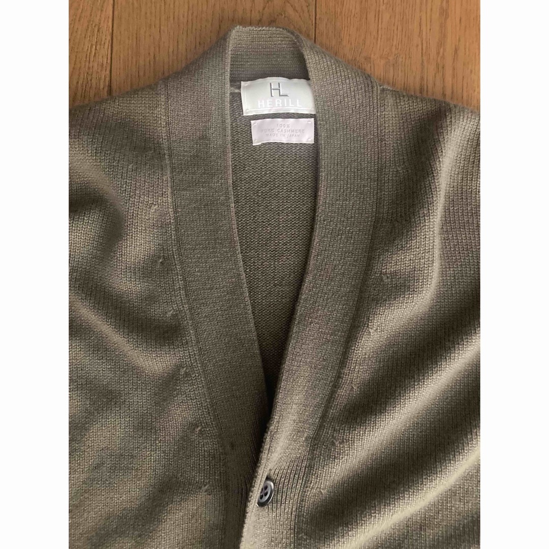herill 21aw ゴールデンキャッシュ カシミヤ カーディガン