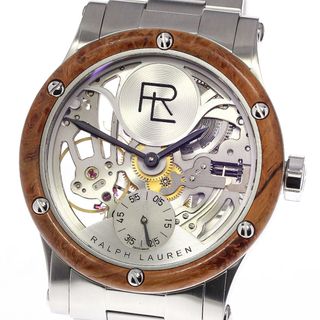 ラルフローレン(Ralph Lauren)のラルフローレン RALPH LAUREN 468836800001/RLR0220004 オートモーティブ 紫檀ベゼル 手巻き メンズ 極美品 箱・保証書付き_754296(腕時計(アナログ))