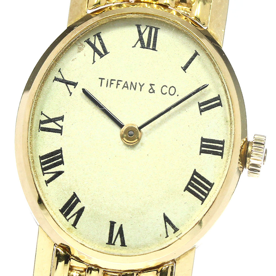 ティファニー TIFFANY&Co. K18YG ヴィンテージ リダンダイアル 手巻き