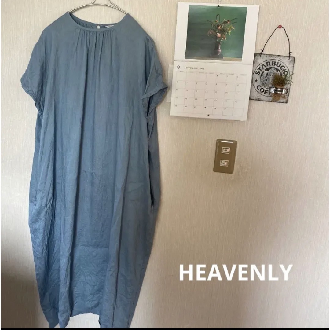 チー様専用＊HEAVENLY  リネン ワンピース レディースのワンピース(ロングワンピース/マキシワンピース)の商品写真