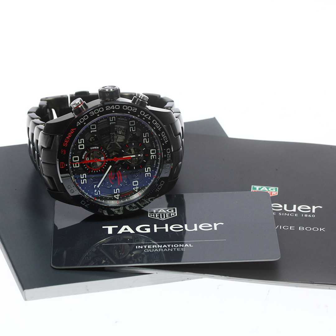 タグホイヤー TAG HEUER CAR2A1L.BA0688 カレラ キャリバー ホイヤー01 アイルトンセナ 自動巻き メンズ 美品 箱・保証書付き_773317