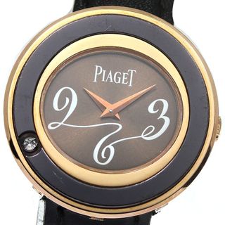 ピアジェ(PIAGET)のピアジェ PIAGET P10402 ポセション K18PG 1Pダイヤ クォーツ レディース 保証書付き_762780【ev10】(腕時計)