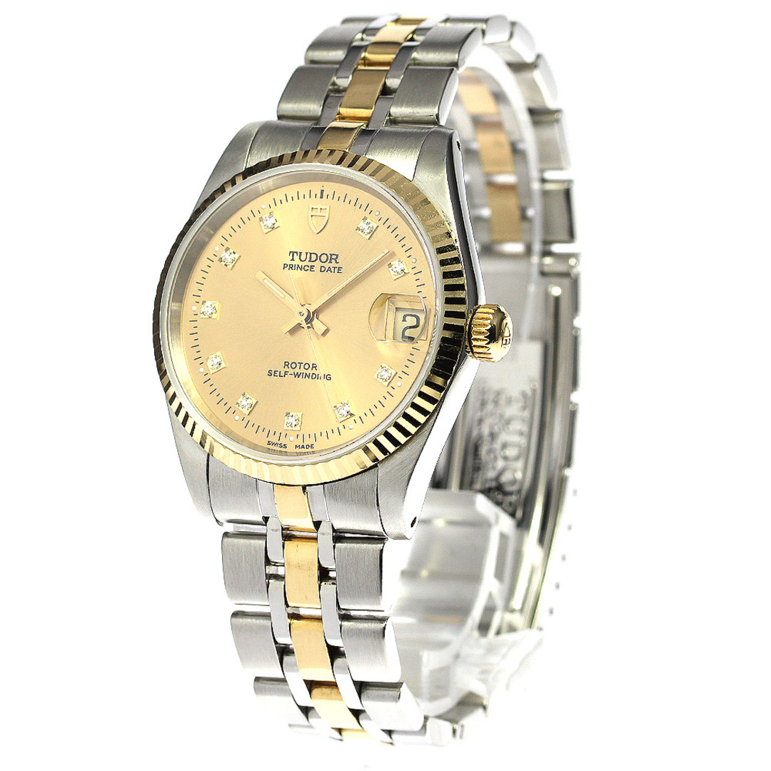 Tudor(チュードル)のチュードル TUDOR 72033 プリンスデイト YGコンビ cal.2824-2 10Pダイヤ 自動巻き ボーイズ _753491【ev15】 メンズの時計(腕時計(アナログ))の商品写真