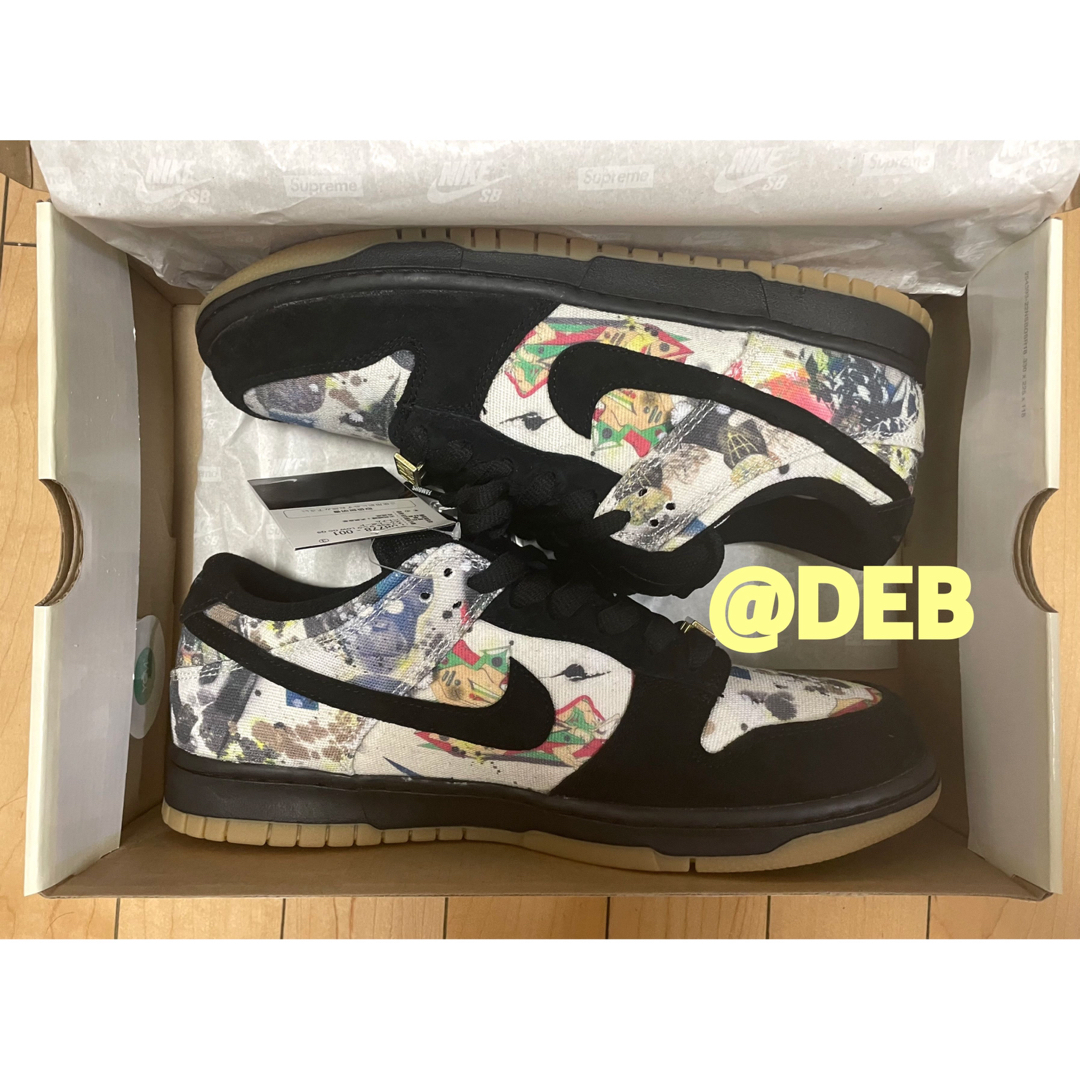 Supreme Nike SB Dunk Low Rammellzee 27.5