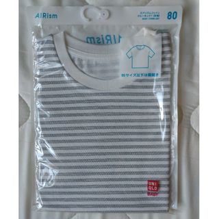 ユニクロ(UNIQLO)のエアリズムコットン　クルーネックT（半袖）(Ｔシャツ)