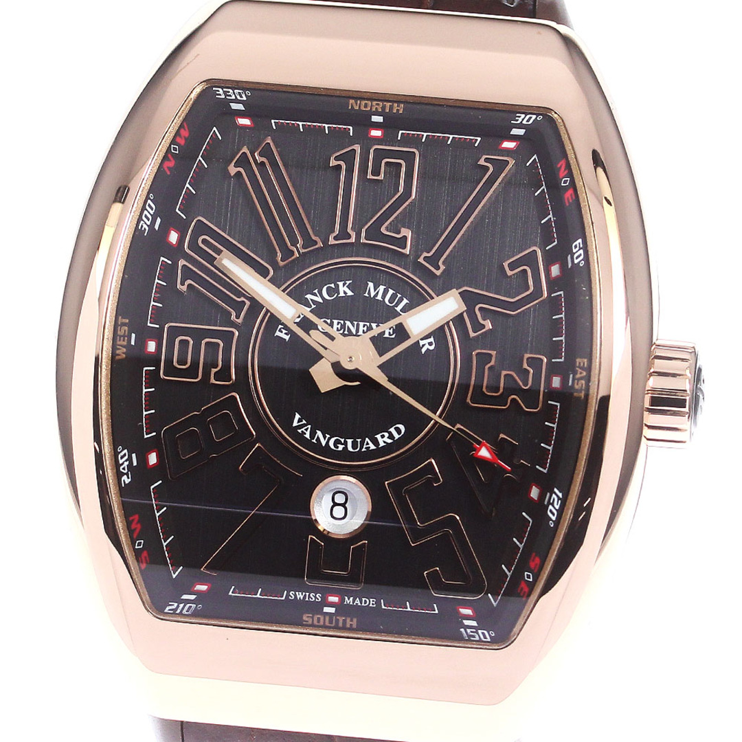 フランクミュラー FRANCK MULLER V45SCDT ヴァンガード K18PG 自動巻き メンズ 美品 _770427