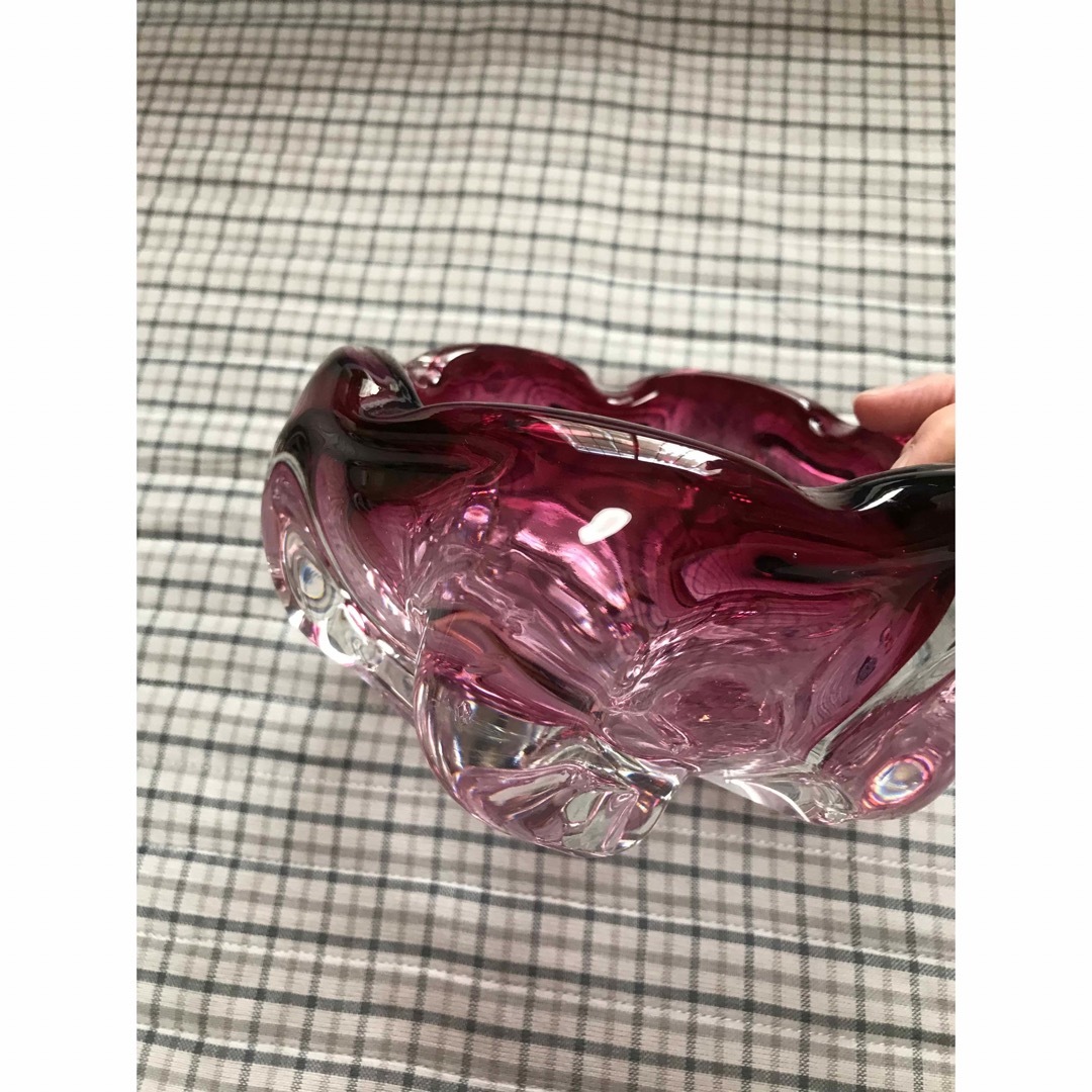昭和レトロ　ガラスの灰皿 インテリア/住まい/日用品のインテリア小物(灰皿)の商品写真